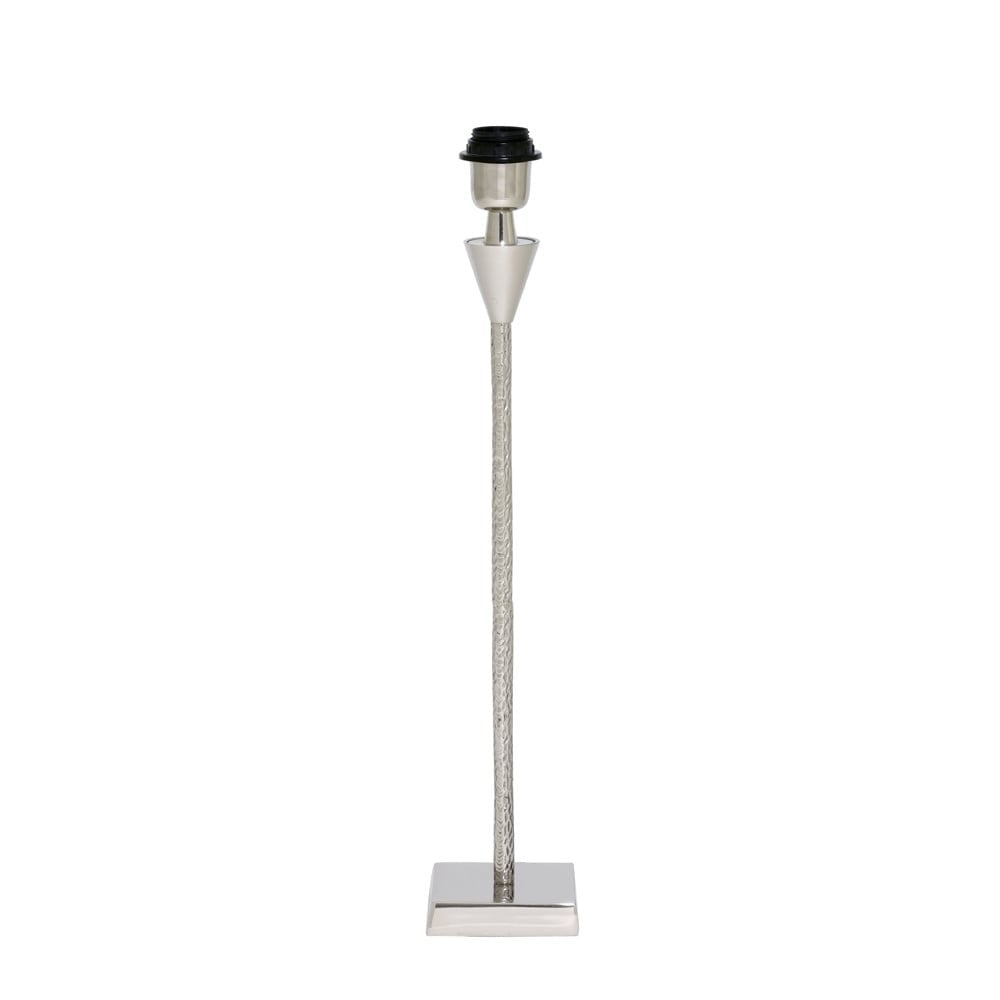 Lamp base 10,5x10,5x55 cm GRANULO nickel