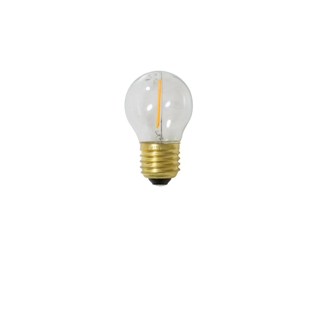 LED spherical Ø5x10 cm LIGHT 2W clear E27