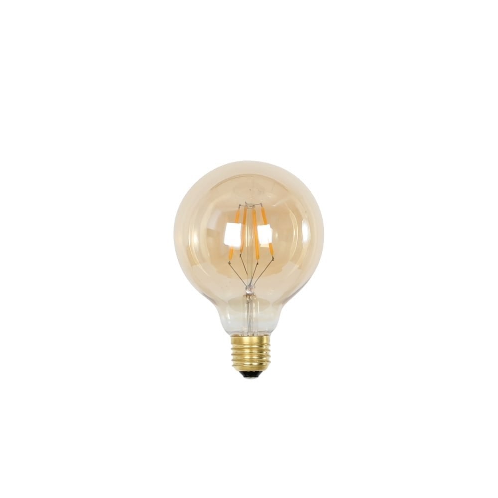 LED globe Ø10x11 cm LIGHT 3W amber E27