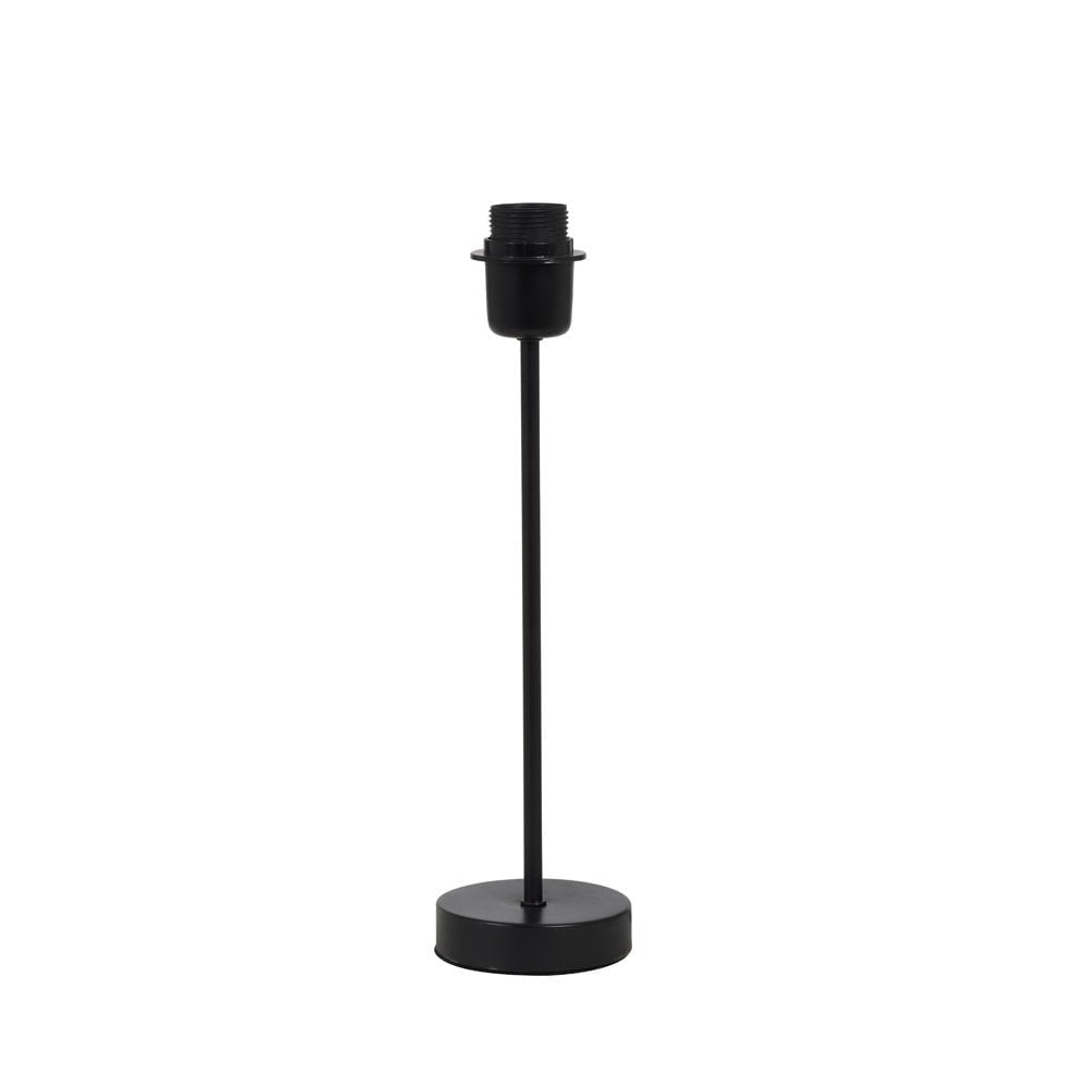 Houston Modern Matt Black Lamp Base, 10x38cm