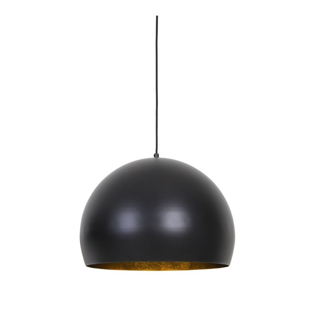 Hanging Lamp Ø56X40 Cm Jaicey Matted Black-Gold