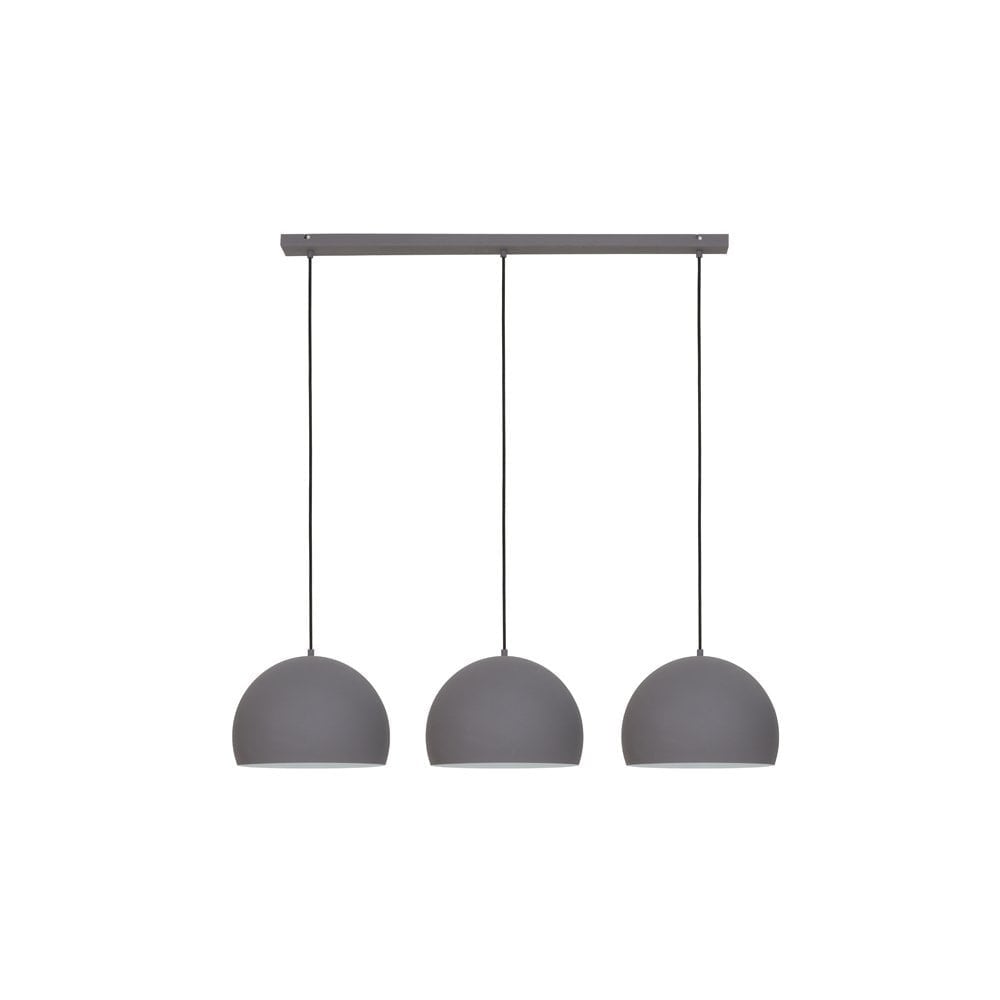 Hanging Lamp 3L 120X33X25 Cm Jaicey Cement-Matted White