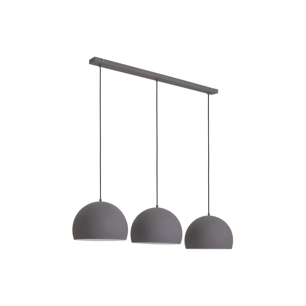 Hanging Lamp 3L 120X33X25 Cm Jaicey Cement-Matted White