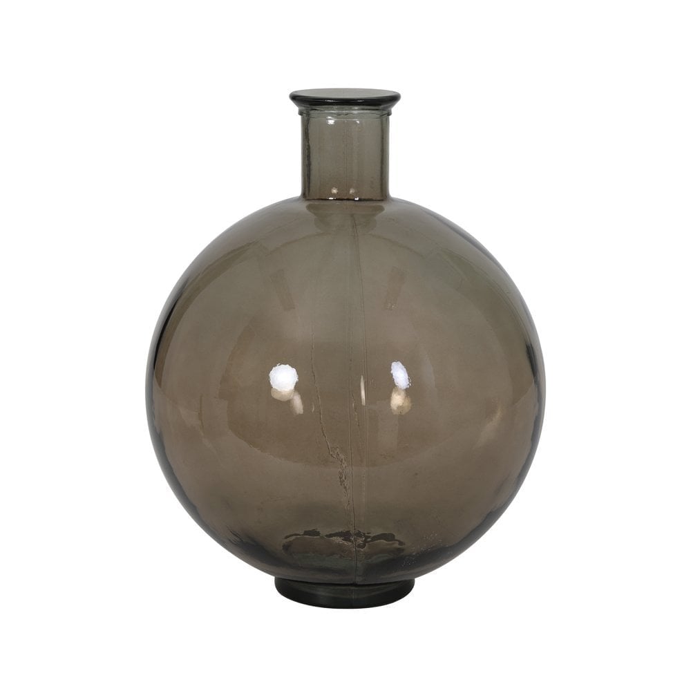 Vase 34x44cm Sossano Glass Taupe