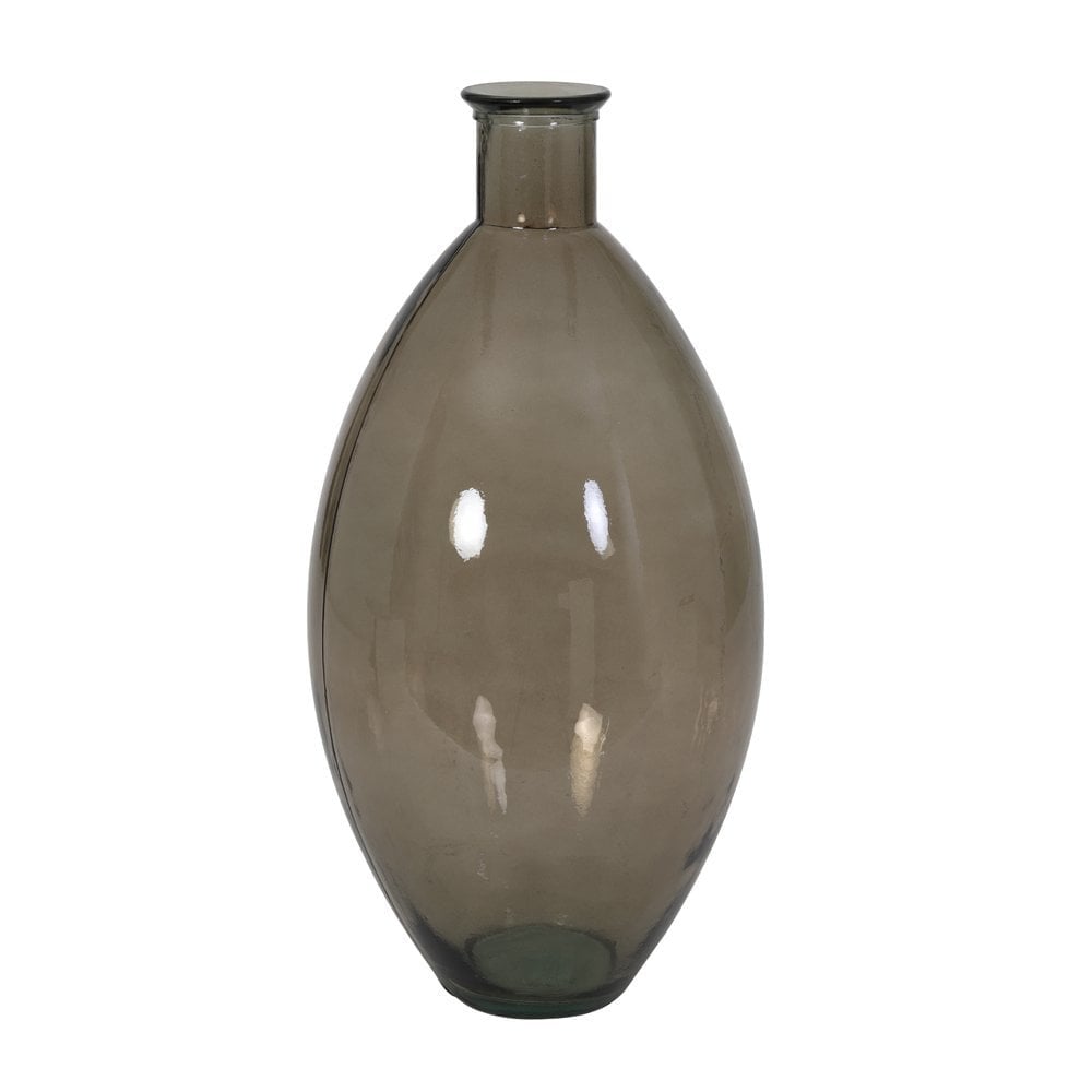 Vase 29x59cm Sossano Glass Taupe