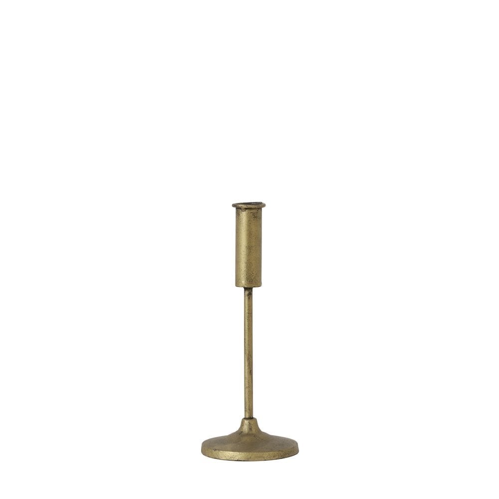 Candle Holder 9.5x24cm - Pineto Brass