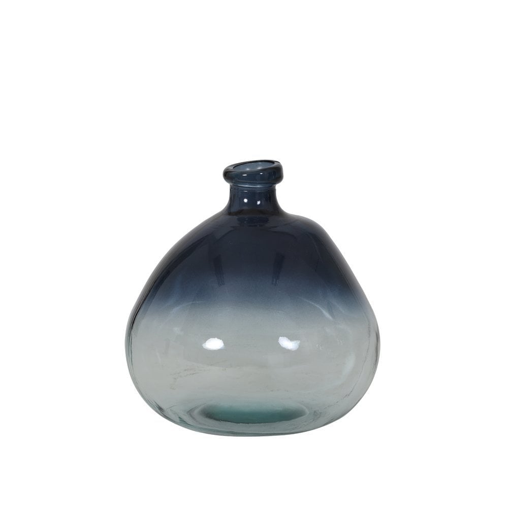 Vase 21x23cm Selores Glass Blue-Clear