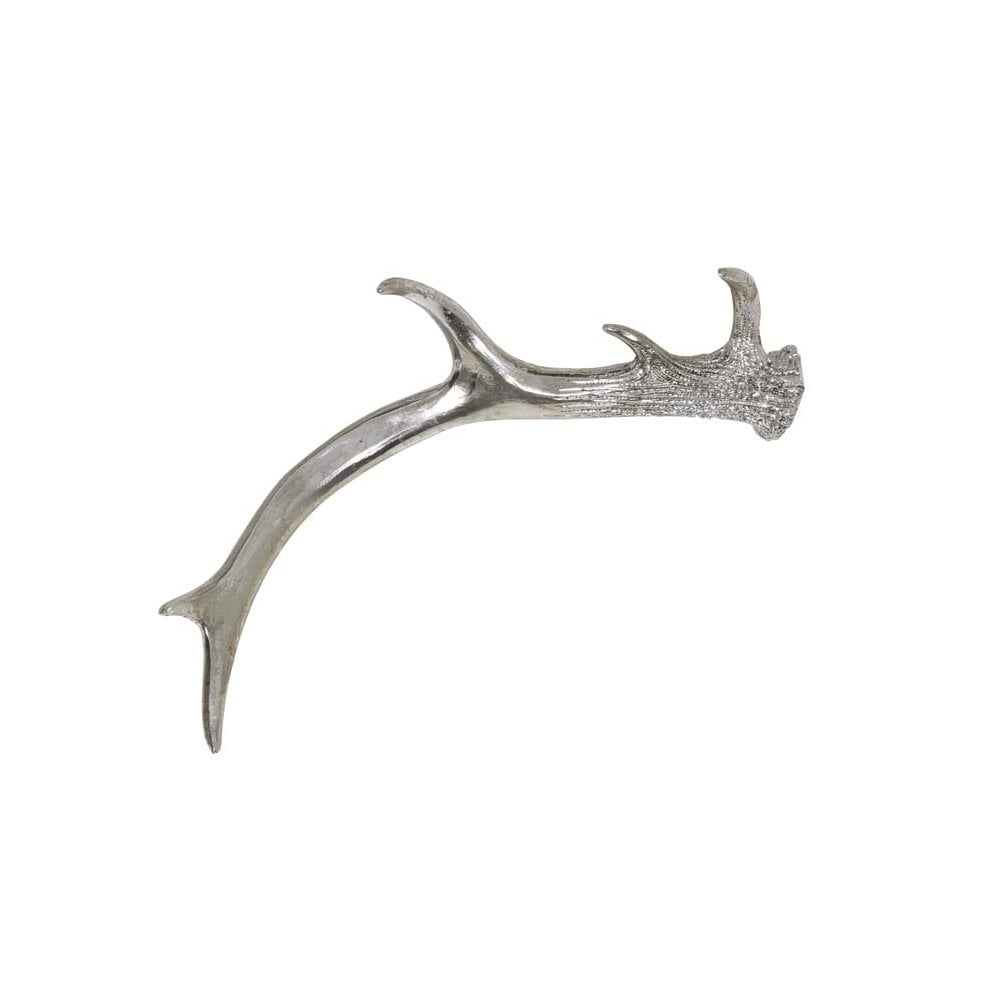 Ornament 31.5x14x10cm Antler Silver