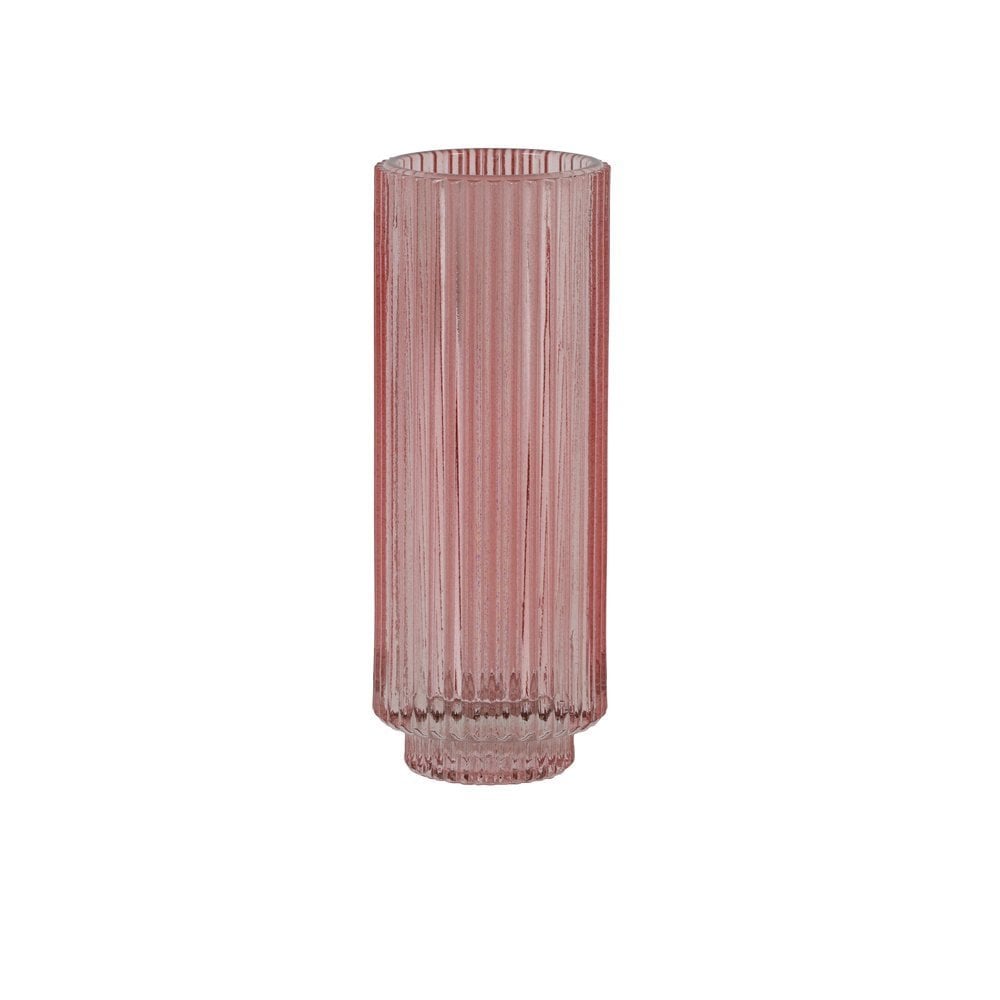 Tealight 6x16cm - Philon Glass Pink