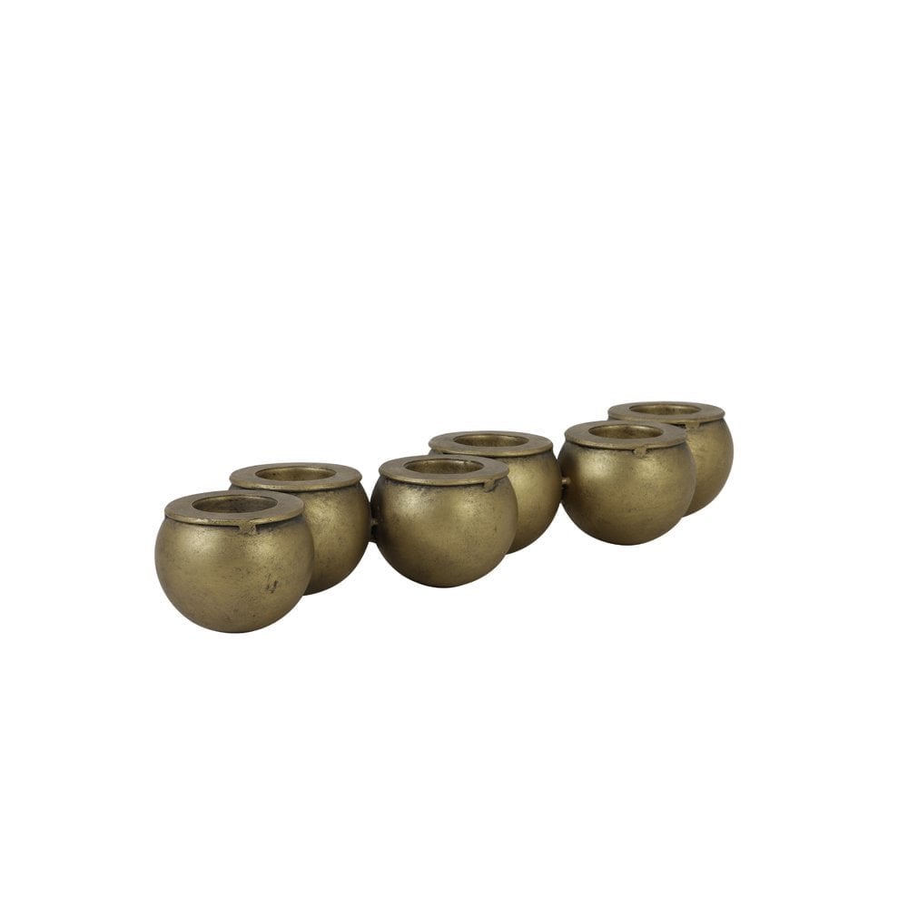 Tea Light Holder 12x43x6.5cm - Vesta Antique Bronze