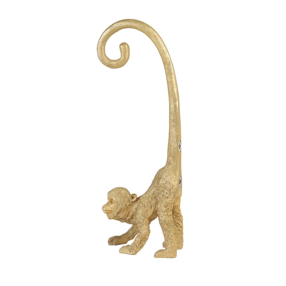 Wall ornament 14,5x16,5x45,5 cm MONKEY gold