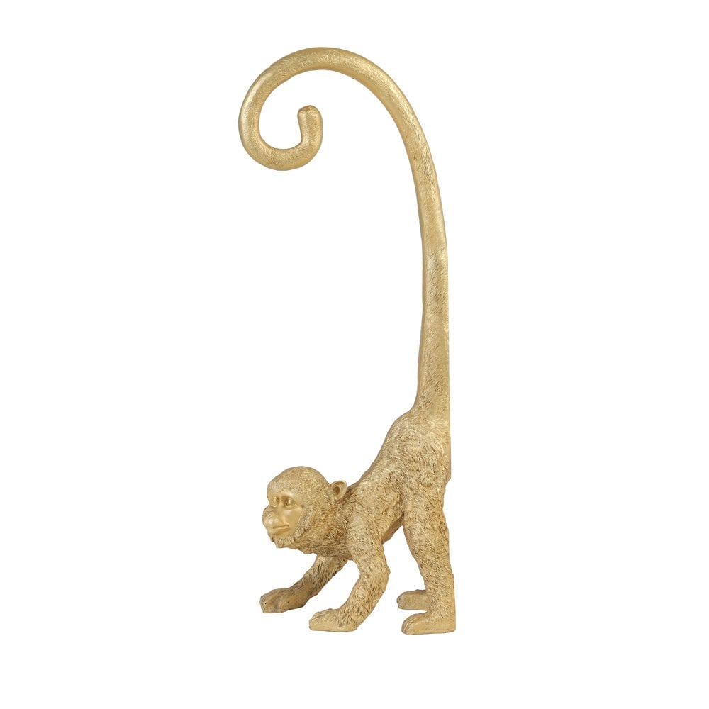 Wall ornament 14,5x16,5x45,5 cm MONKEY gold