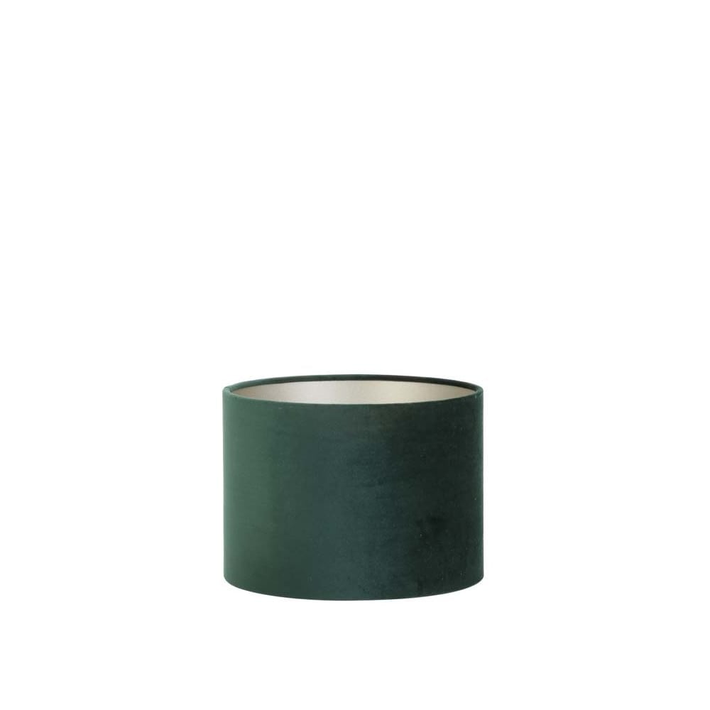 Cylinder Shade 30x30x21cm Velours Dutch Green