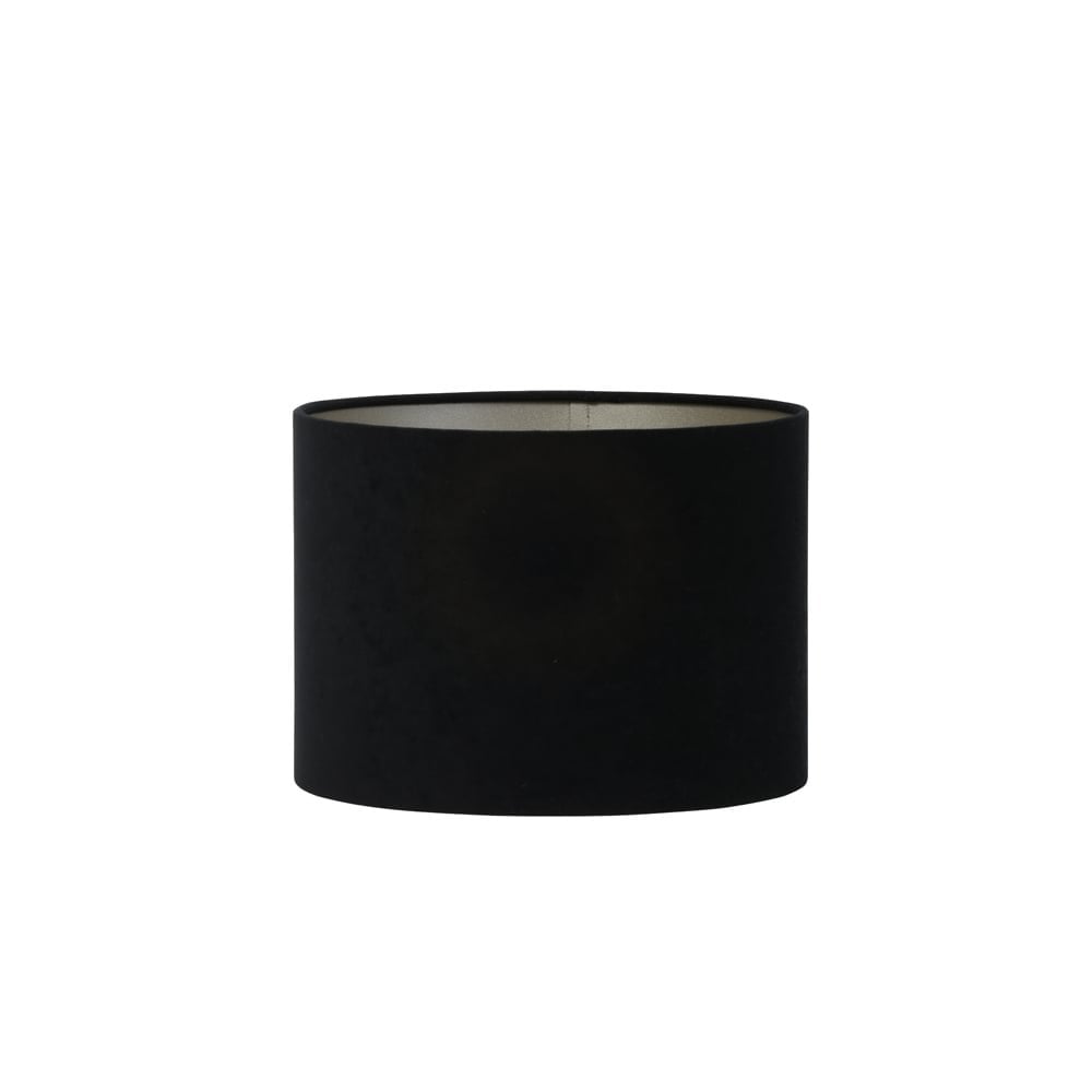 Cylinder Shade 35x35x25cm Velours Black Taupe