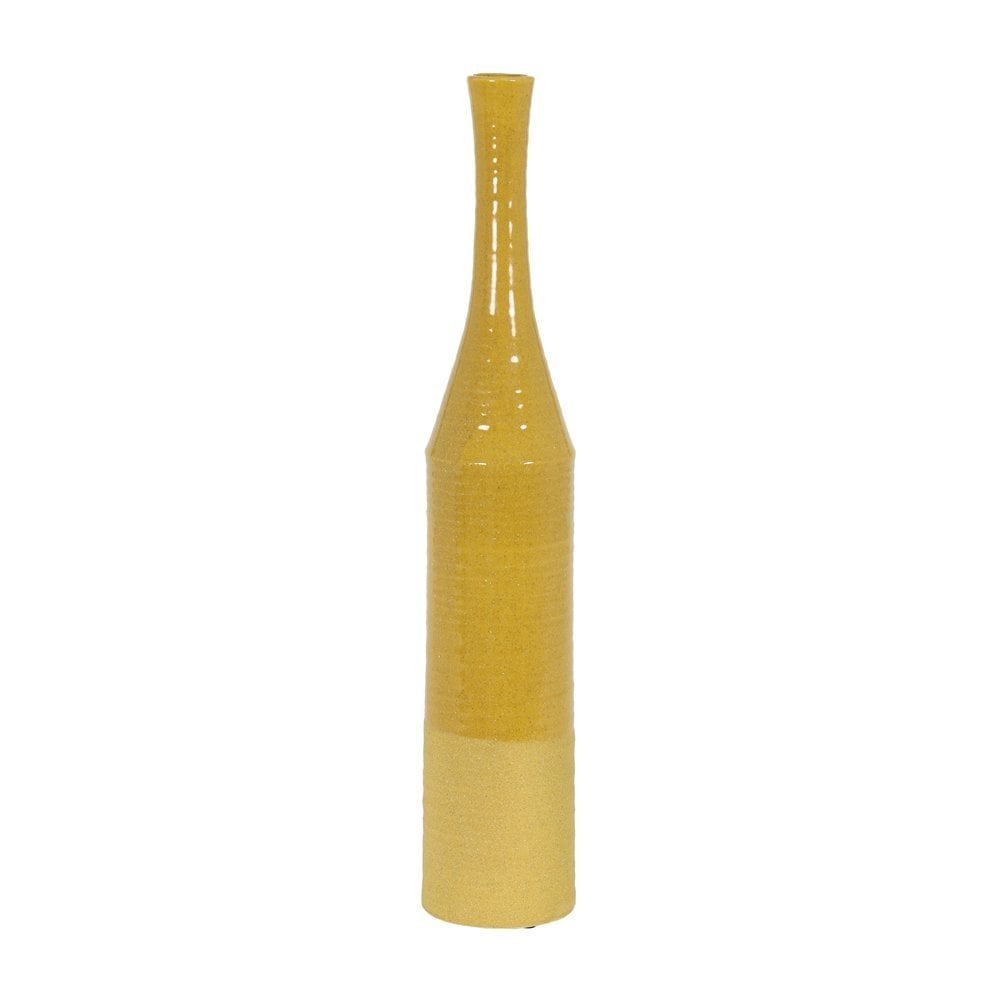 Vase Deco 13x69.5cm Milas Ocher