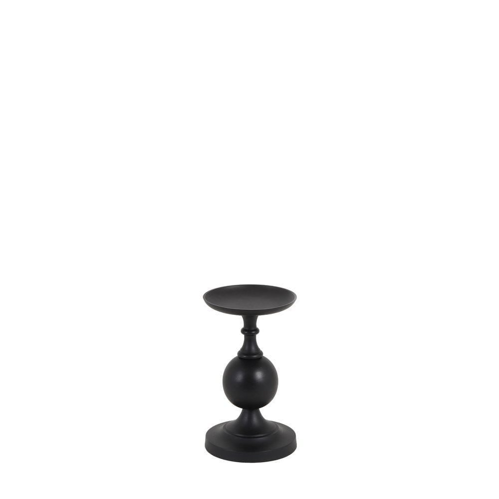 Candle Holder 17x29cm - Lesane Matted Black