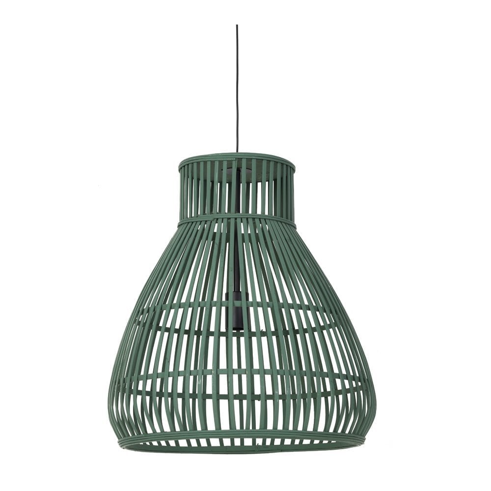 TIMAKA Hanging Lamp Rattan Green (46x51cm)