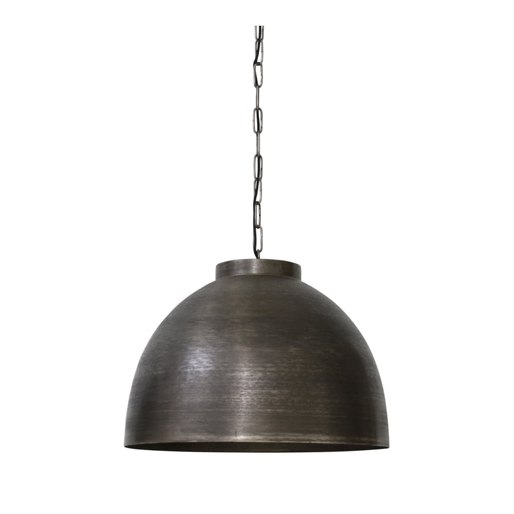 Hanging Pendant Lamp D60x42cm Kylie Dark Raw Nickel