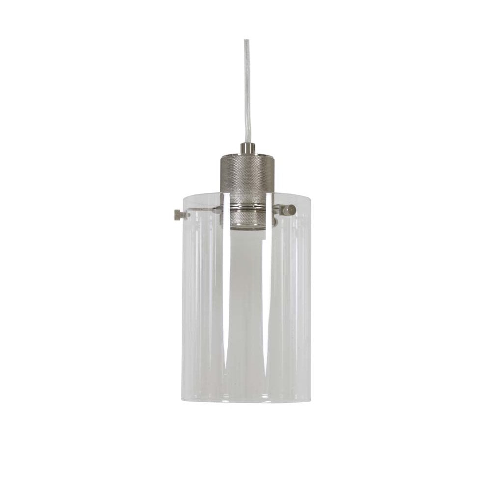 Hanging Pendant Lamp 3L 65x12x18.5cm Vancouver Nic. Sat. Glass