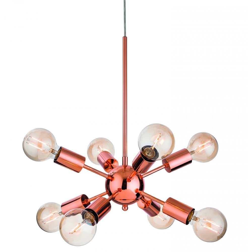 Artek 8 Light Fitting, Copper