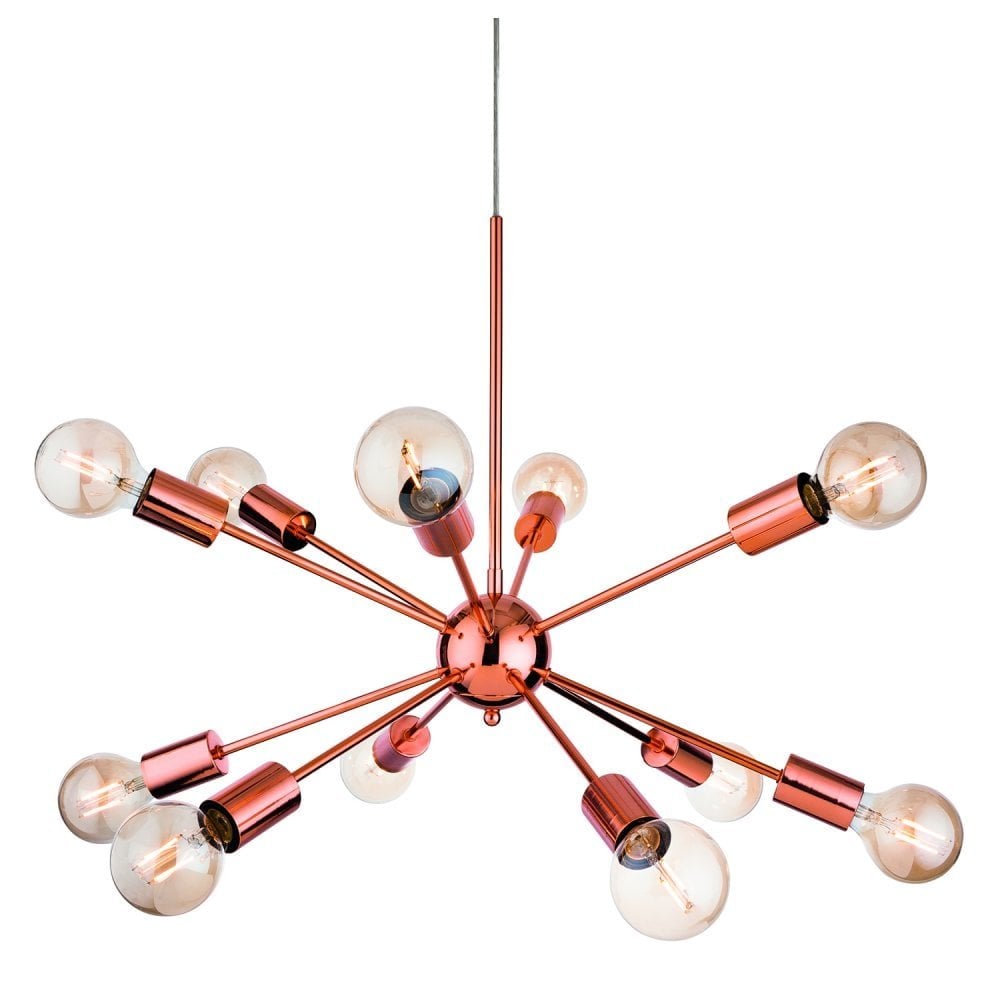 Artek 12 Light Fitting, Copper