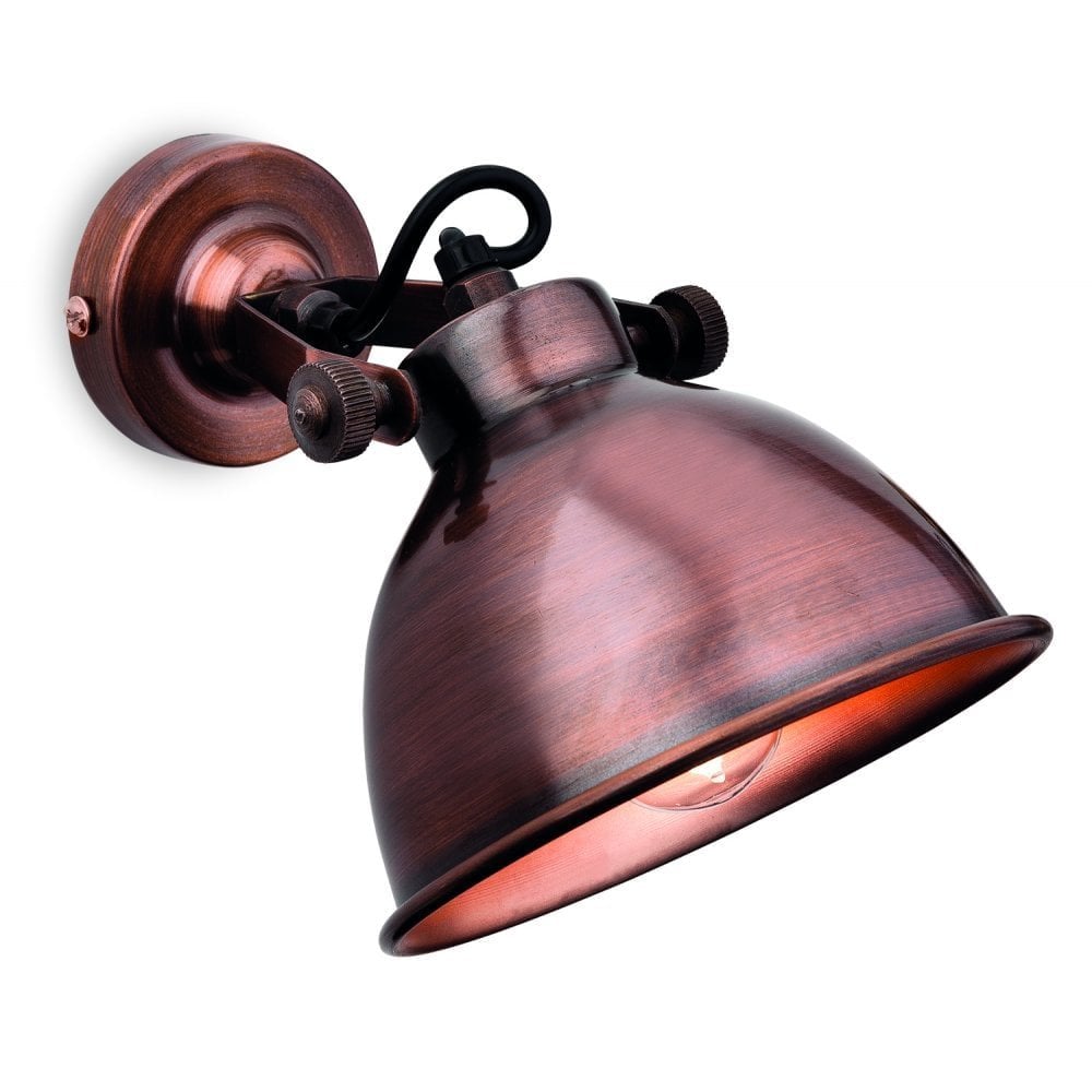 Charm Wall Light, Antique Copper