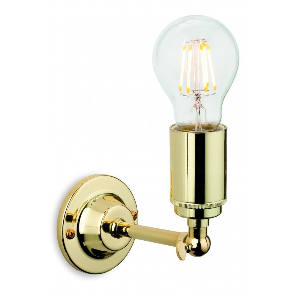 Expose Wall Light, Polished Brass