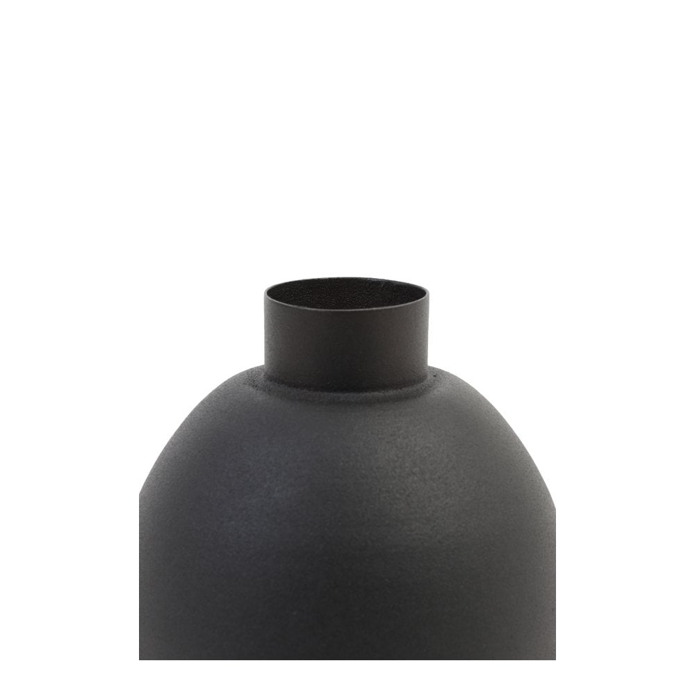 Vase Deco 12x16cm Binco Matt Black