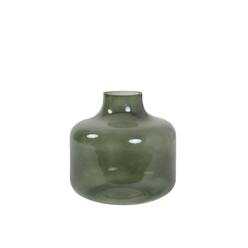 Vase 23x24cm Phiene Glass Dark Green