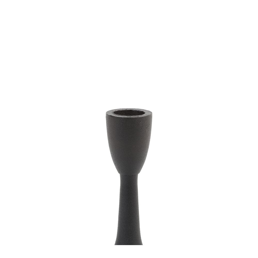 Candle Holder 5.5x18.5cm Culby Matt Black