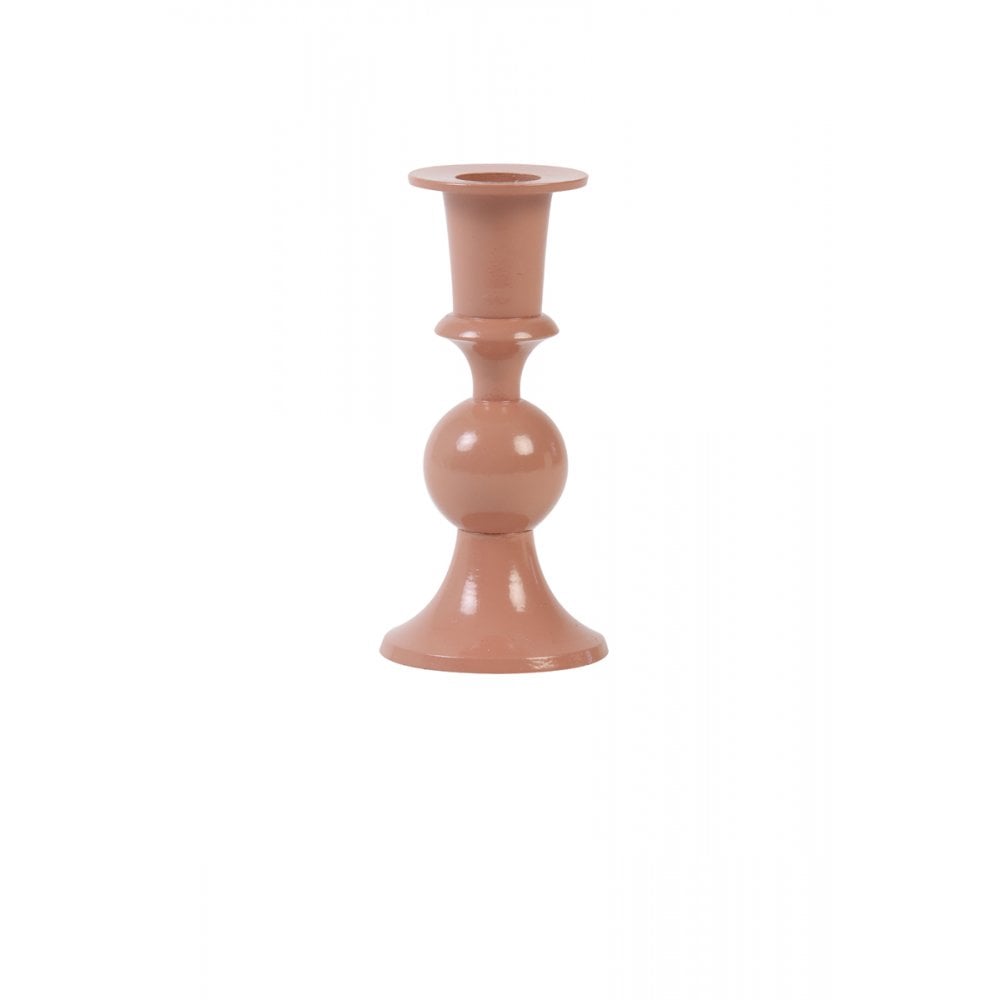 Candle Holder 6.5x12.5cm Lamela Old Pink