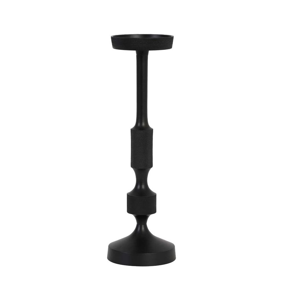 Candle Holder 10x33cm Kieran Matt Black