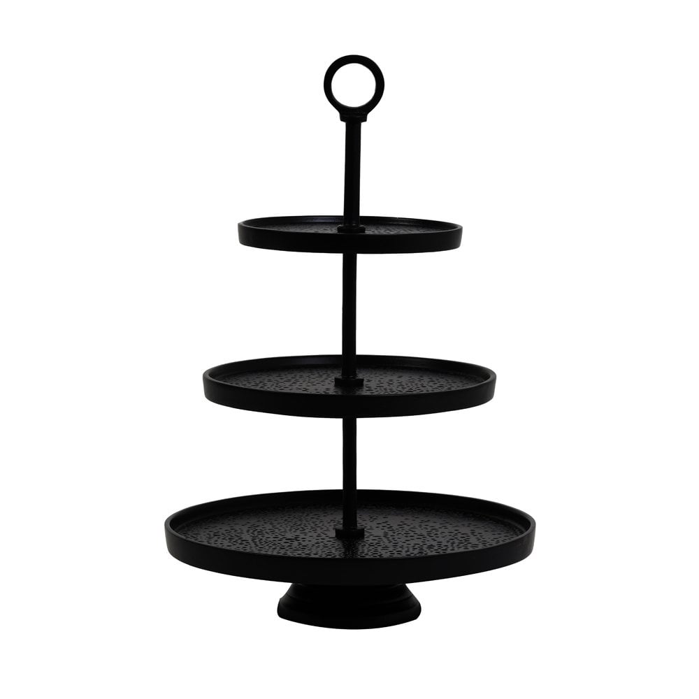 Etagere 3 Layers 32x48cm Lutek Black