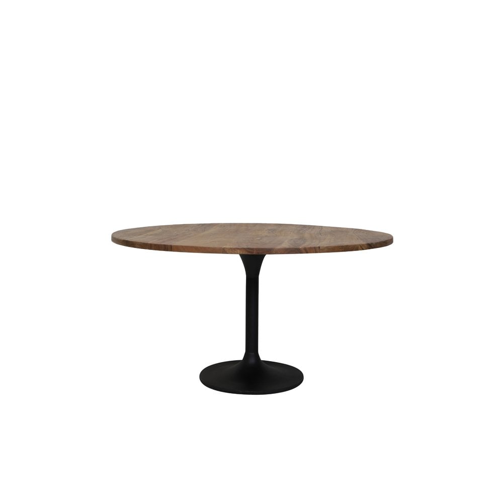 Dining Table 140x78cm Biboca Acacia WoodxBlack