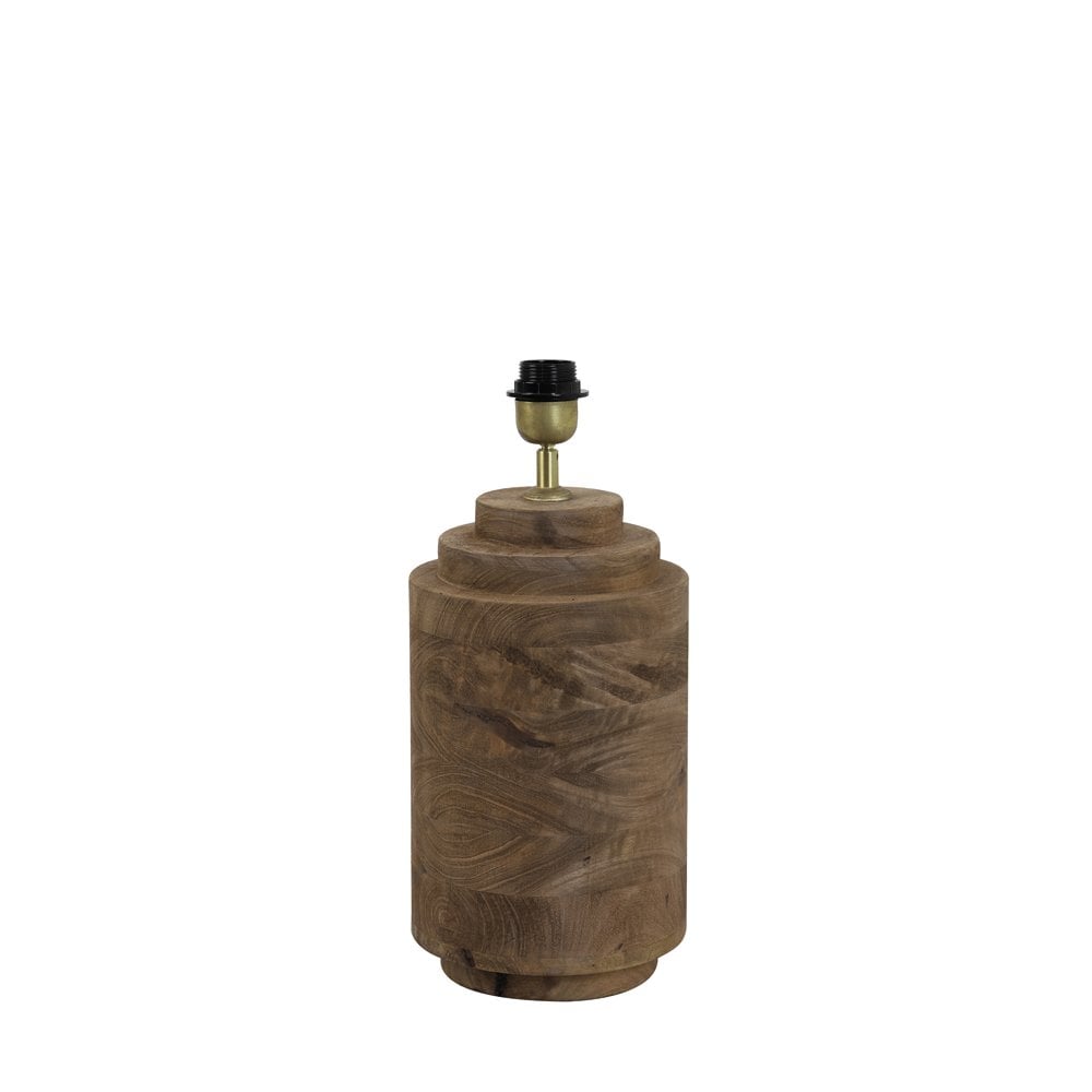 Lamp Base 20x33cm Racco Wood Dark Brown