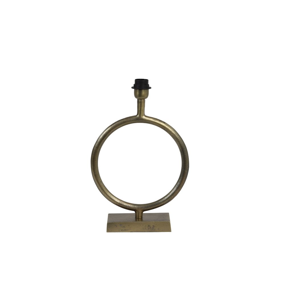 Lamp Base 30x12.5x42cm Liva Raw Antique Bronze