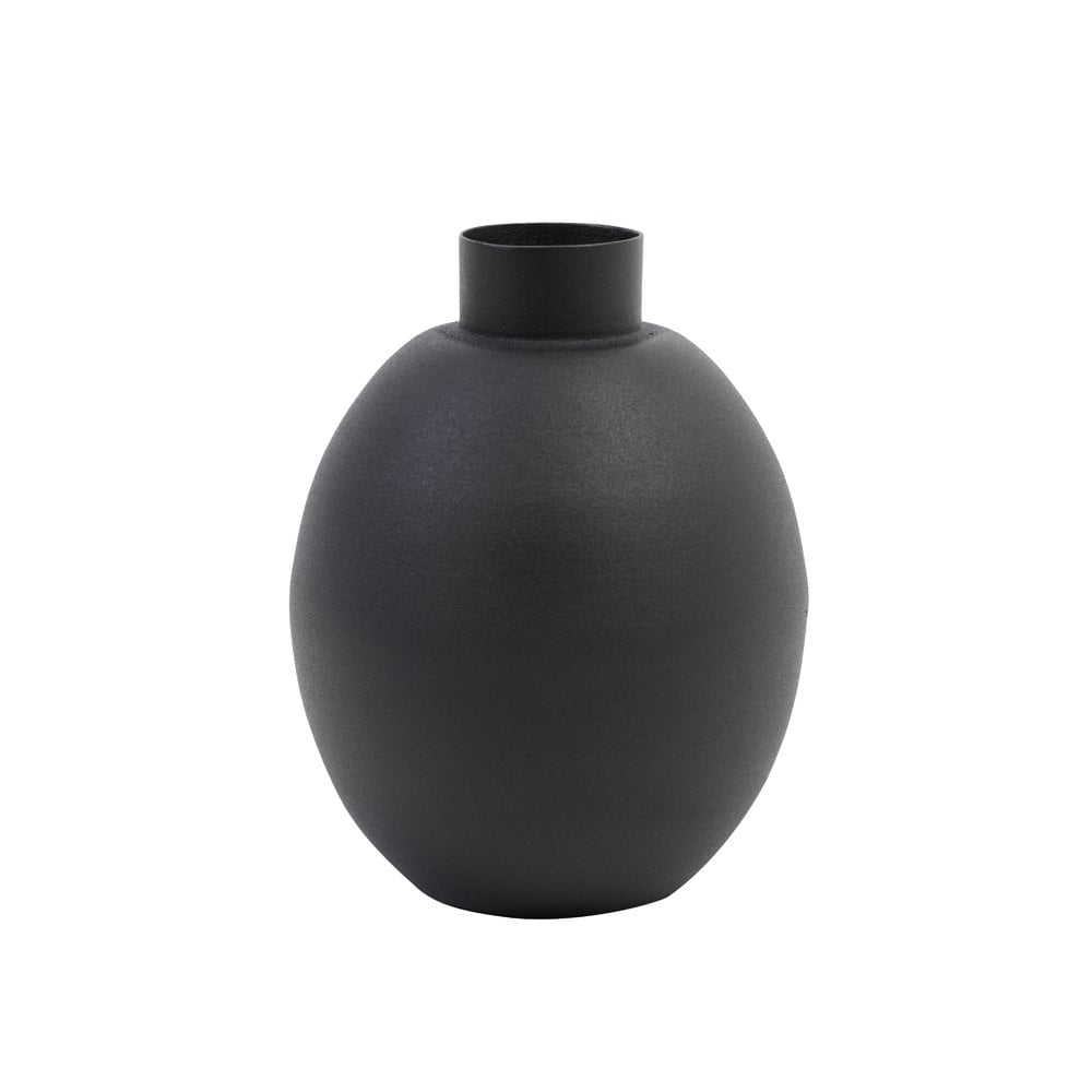 Vase Deco 12x16cm Binco Matt Black