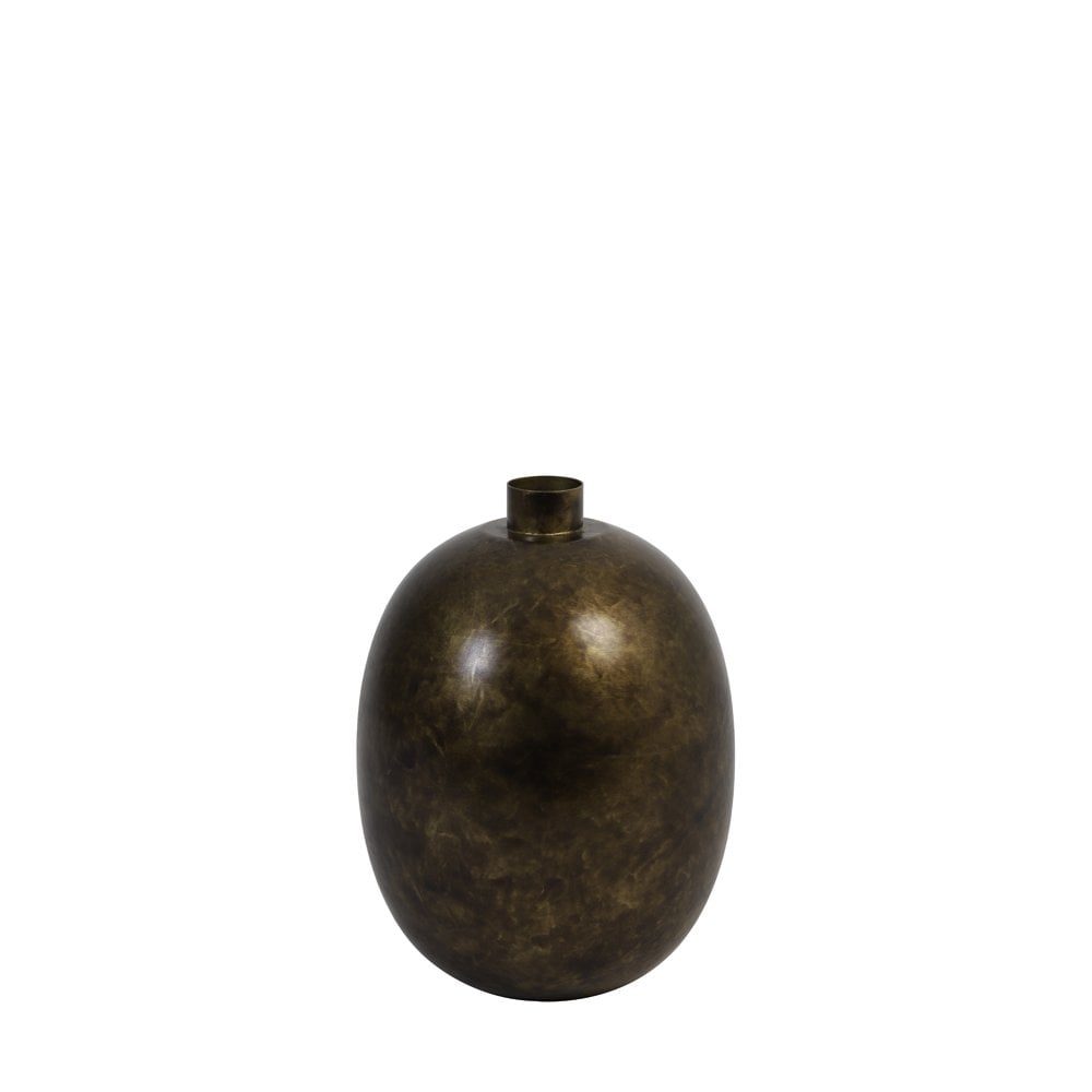 Vase Deco 23x30cm Binco Burned Antique Bronze