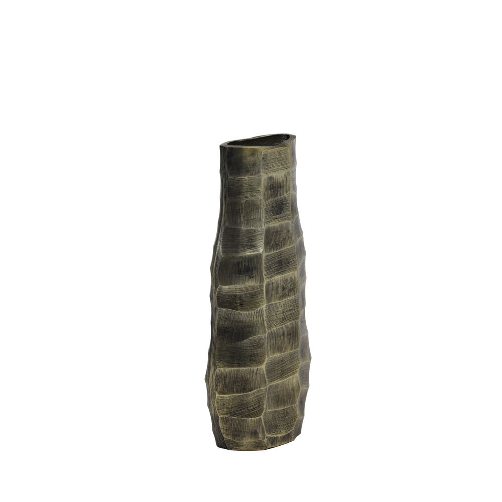 Vase 15x8.5x33cm Muka Antique Bronze