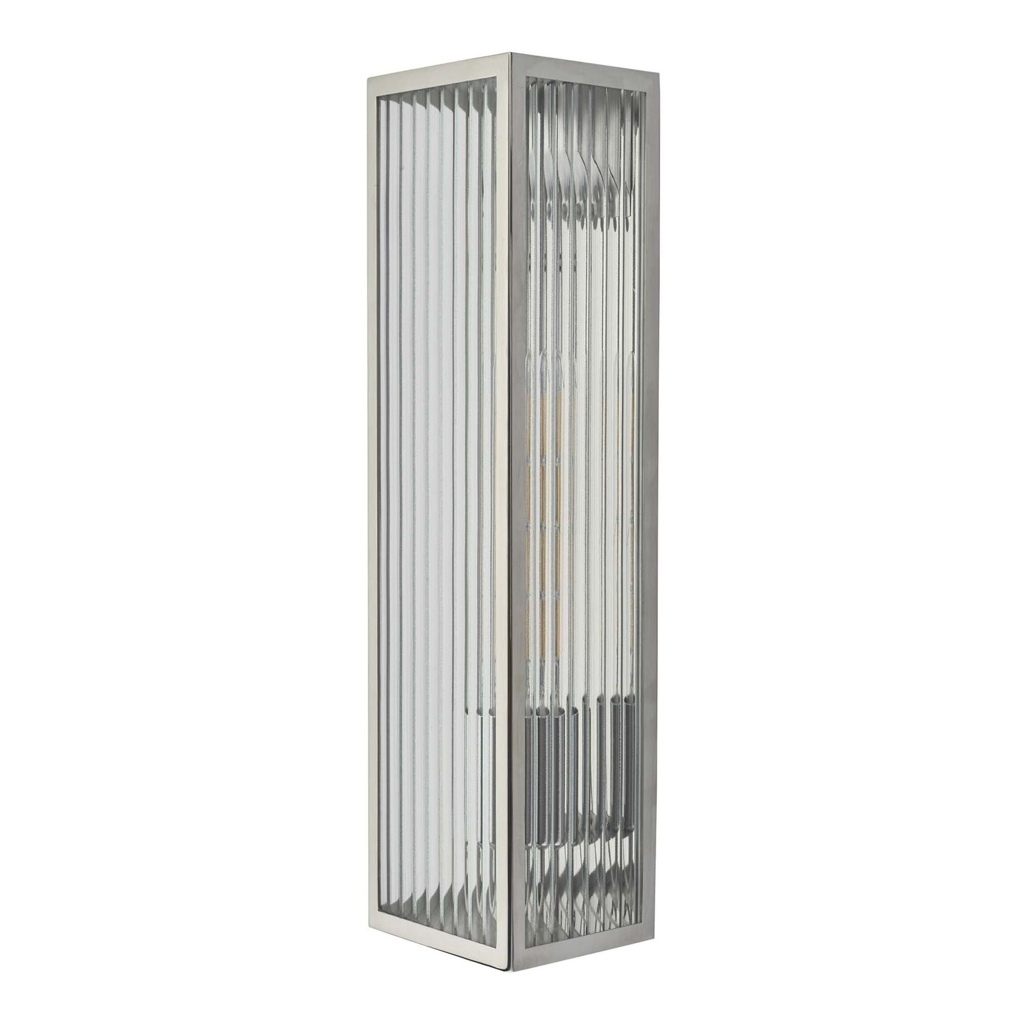 Keegan 1 Light Wall Light Polished Stainless Steel IP44