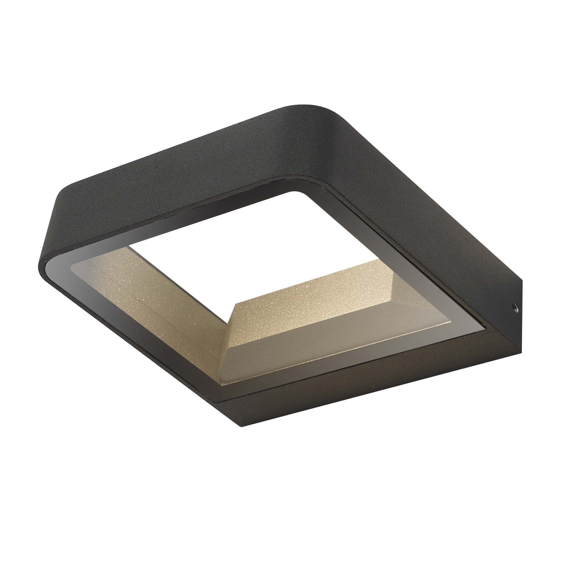 Malone Wall Light Square Anthracite IP65 LED