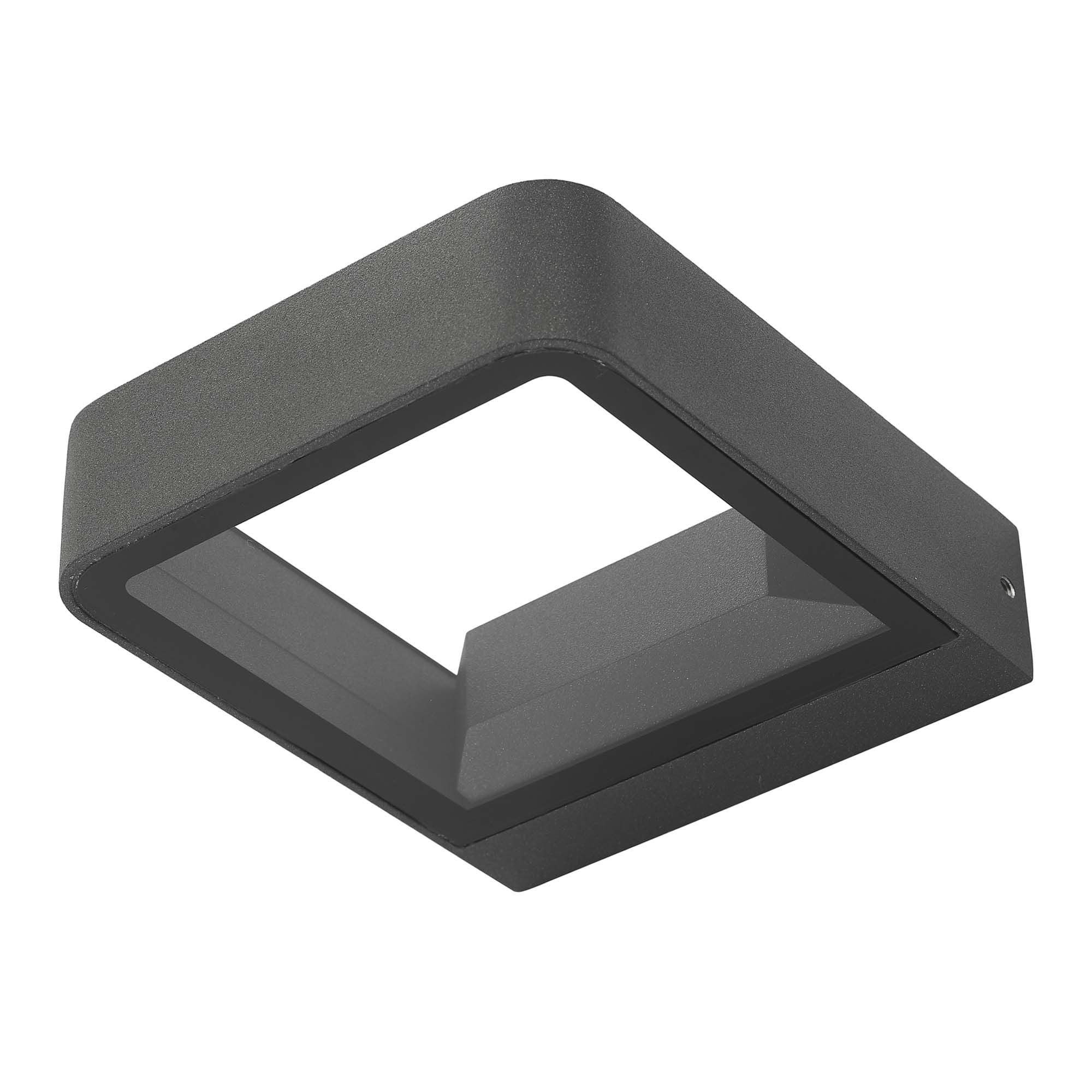 Malone Wall Light Square Anthracite IP65 LED