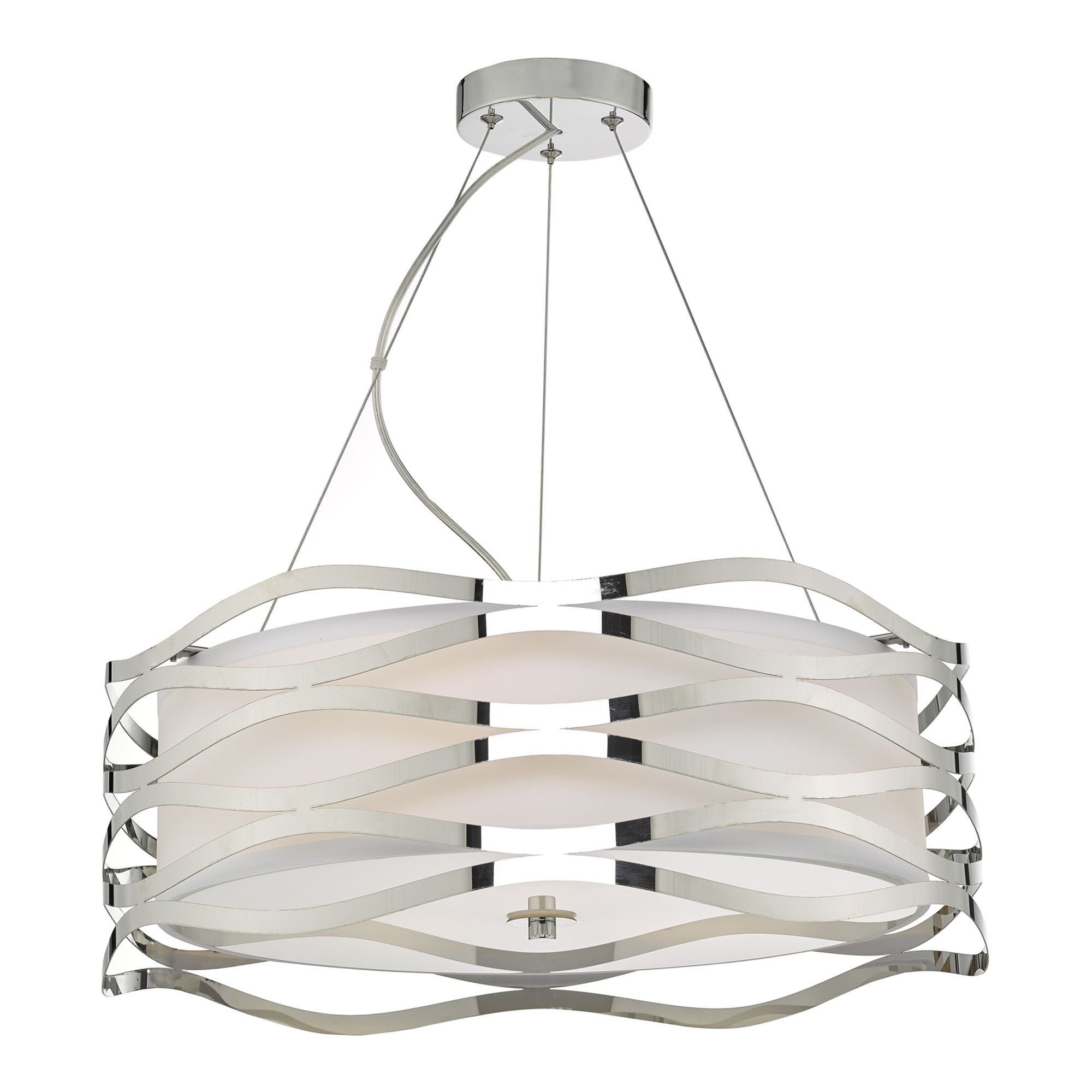 Mizella 3 Light Pendant Polished Chrome