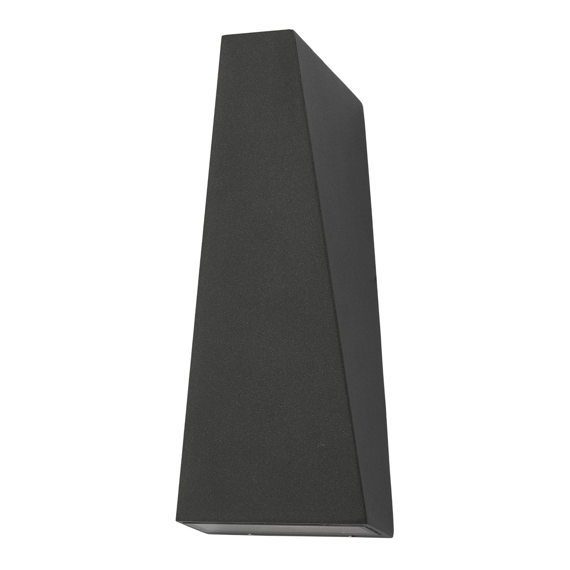 Paco 2 Light Wall Light Angled Anthracite IP65 LED