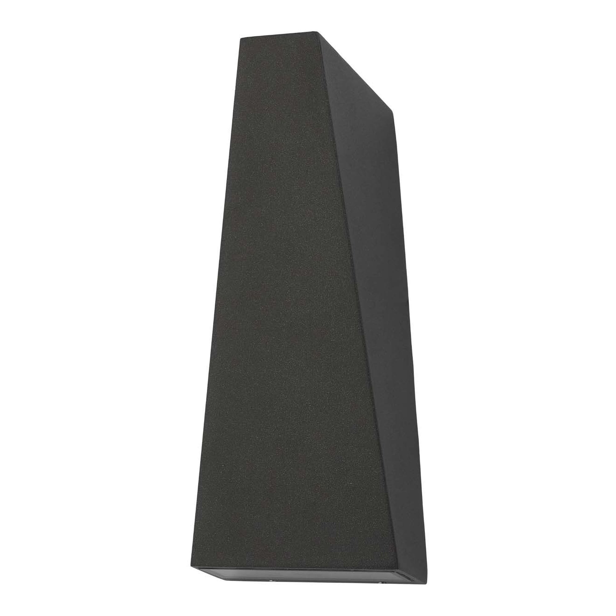 Paco 2 Light Wall Light Angled Anthracite IP65 LED