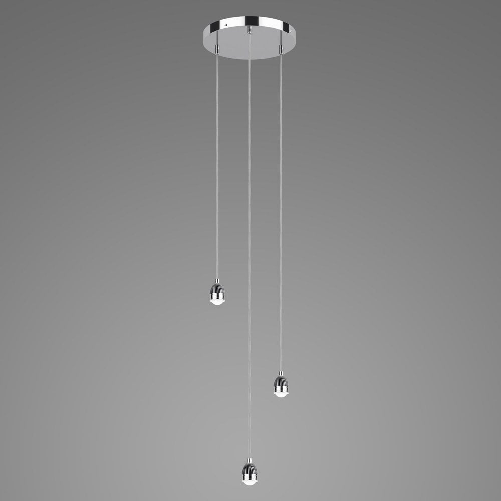 3lt Cluster Modular Suspension Polished Chrome LED