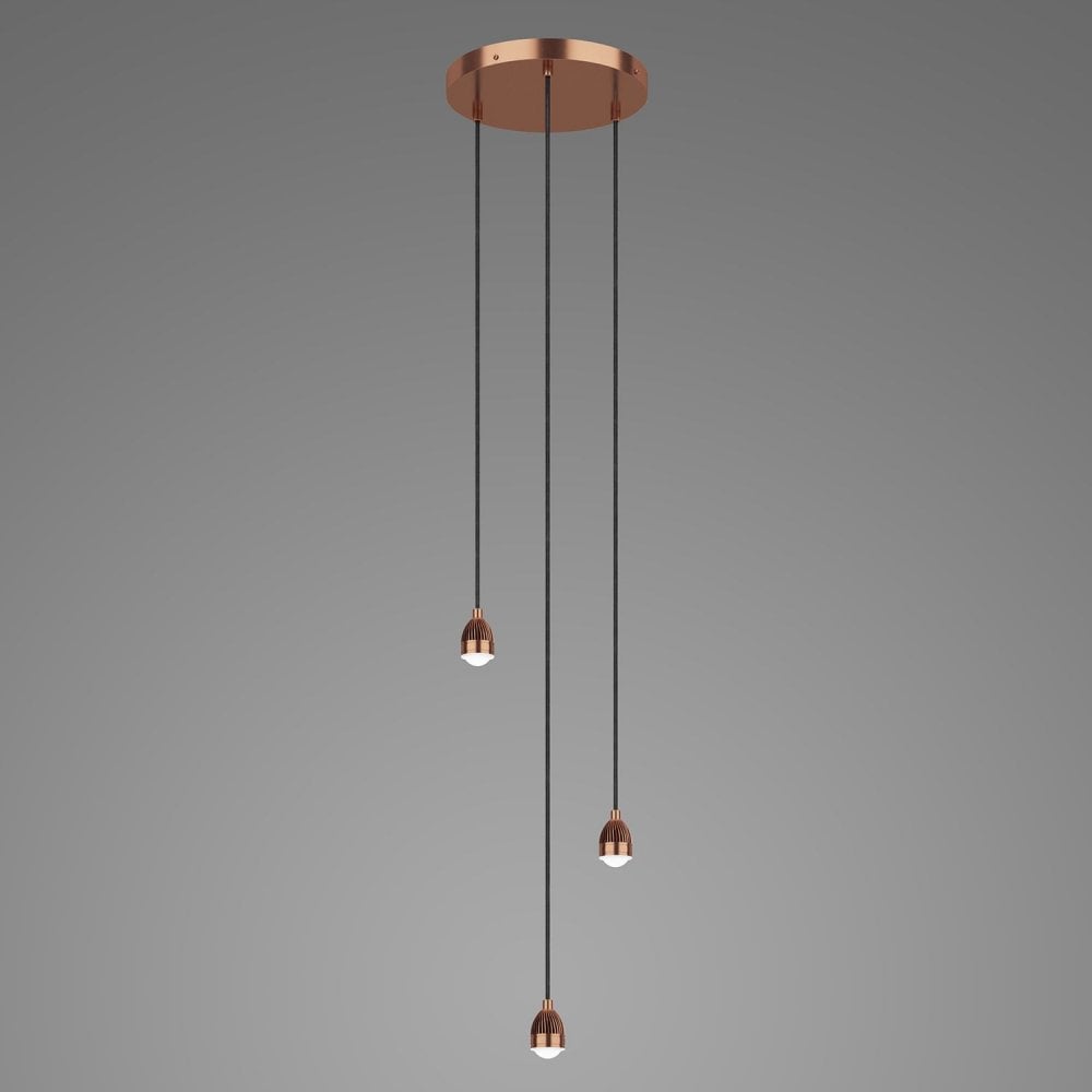 3lt Cluster Modular Suspension Copper LED