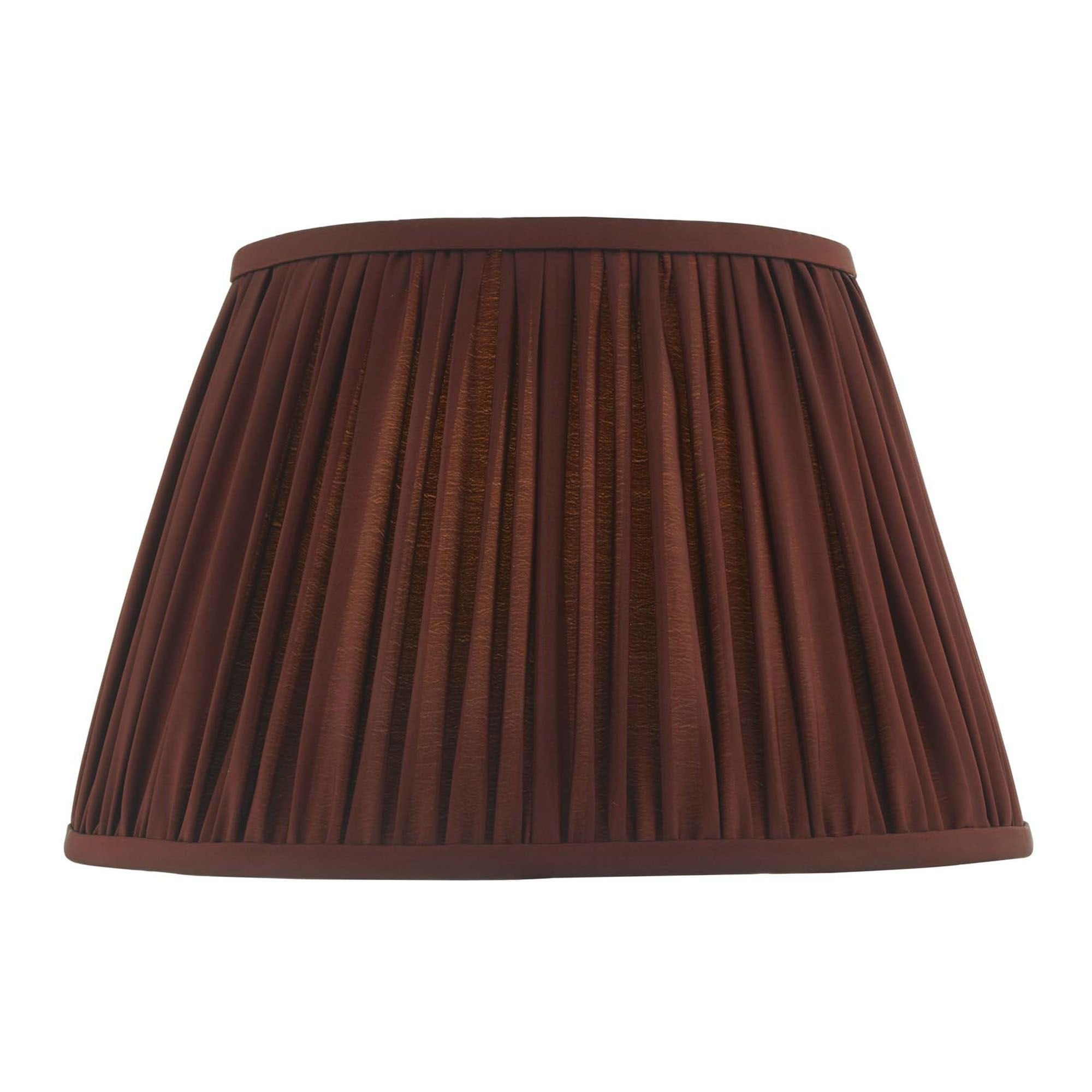 Ulyana Pleated Shade 40cm Burgundy