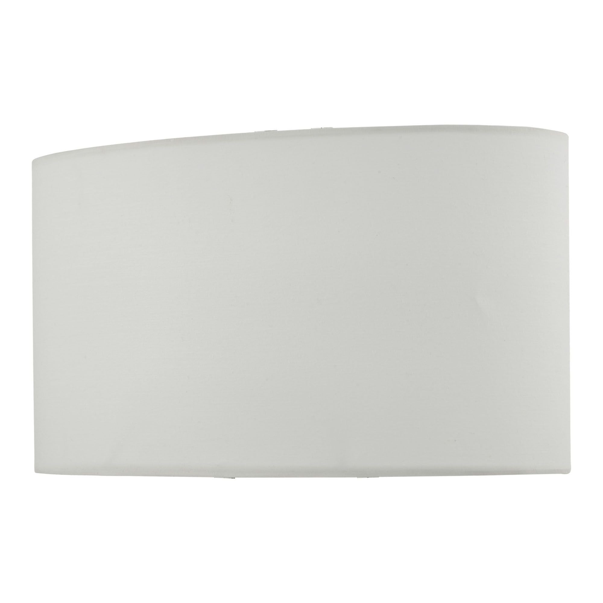 Ivory Faux Silk Oval Shade For UTA4250