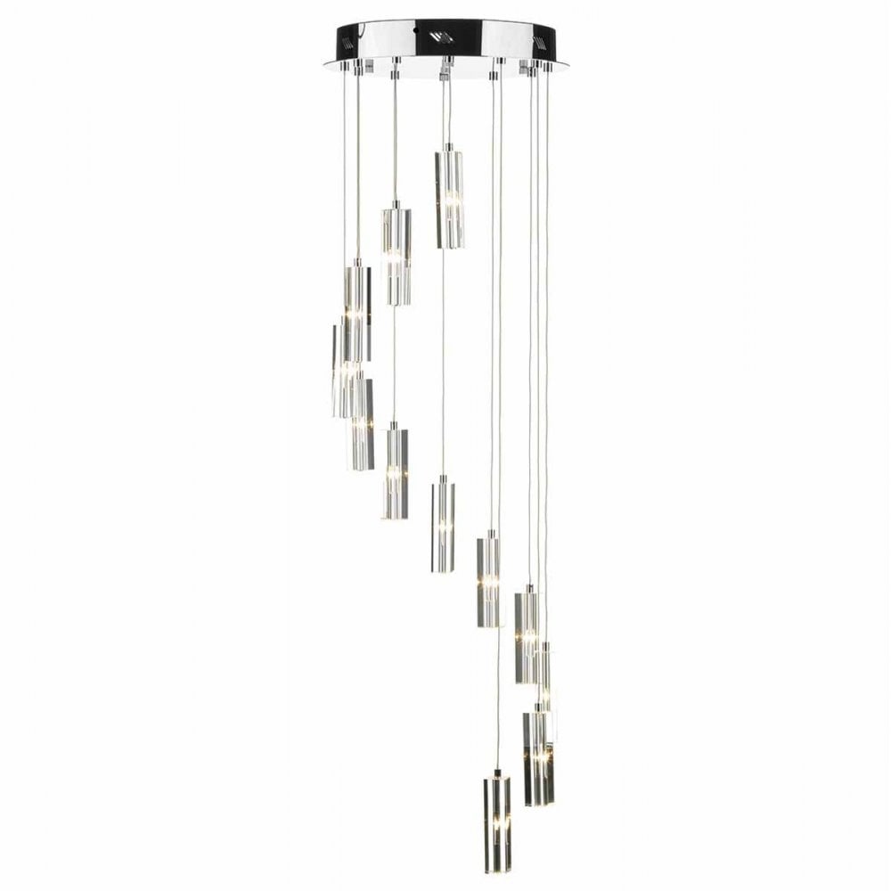 GALILEO 12LT CLUSTER LED PENDANT POLISHED CHROME